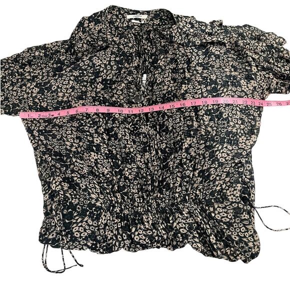 Isabel Marant Étoile Laureli Floral Print Viscose Midi Dress Black Sz 38/6 NEW - Picture 10 of 15